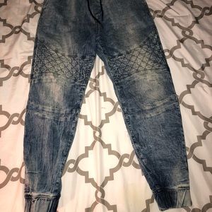 Men’s denim joggers